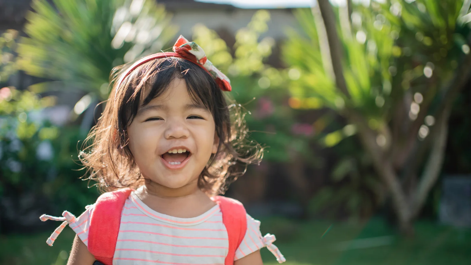 Happy toddler