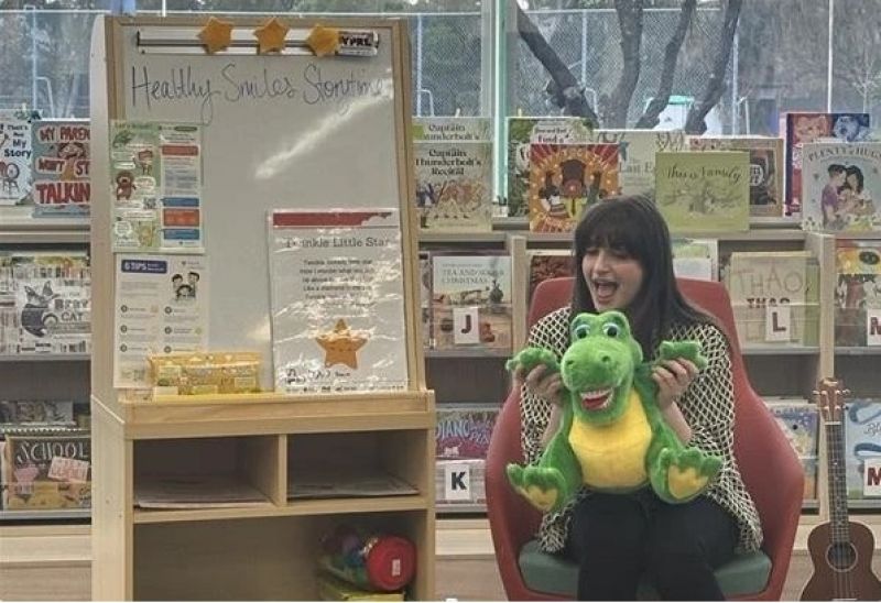 Storytime smiles for budding bookworms