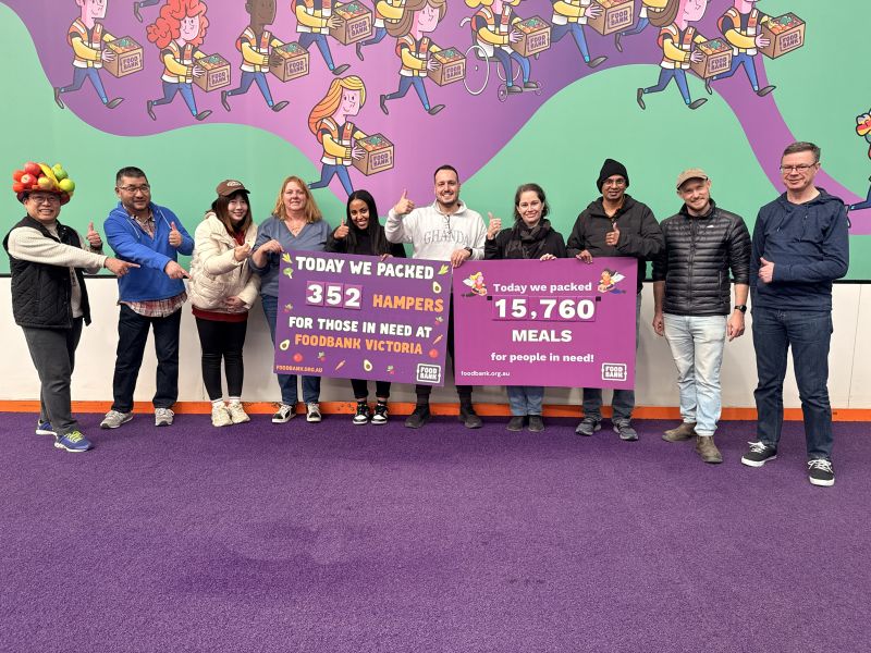 Making an impact at Foodbank Victoria