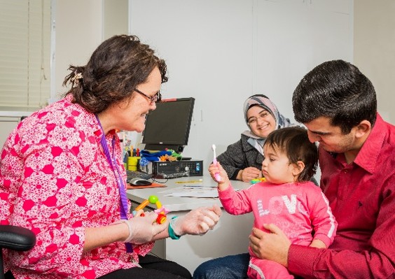 Nurse, child and family